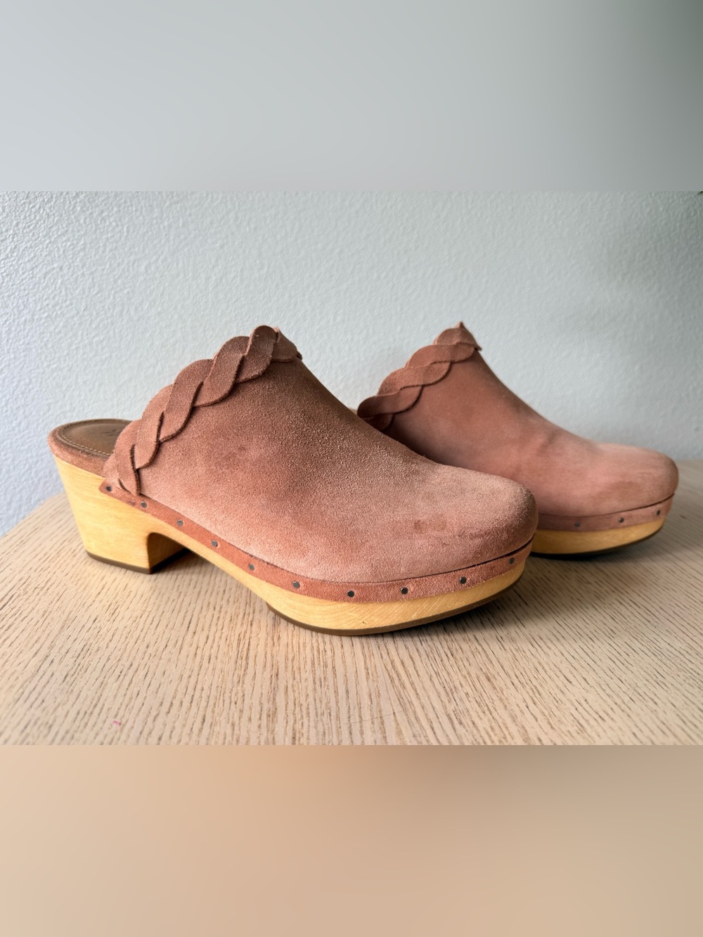 Frye Mille braided suede mule clogs - Picture 2 of 11